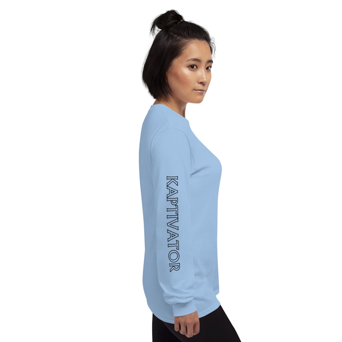 Logo Long Sleeve Shirt Light Blue Right Side